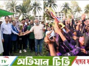 খুবিতে আন্তঃডিসিপ্লিন ক্রিকেট প্রতিযোগিতায় চ্যাম্পিয়ন ইসিই ডিসিপ্লিন
